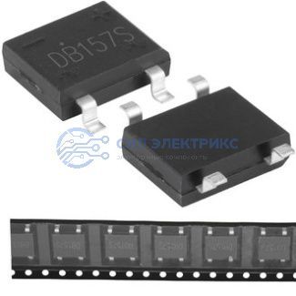 фото Диодный мост DB157S (YONGYUTAI), 1,5 А, 1000 В, компактный, корпус SMD