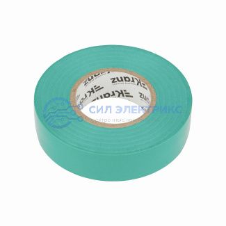 фото Изолента ПВХ профессиональная, 0,18х19 мм, 20 м, зеленая KRANZ