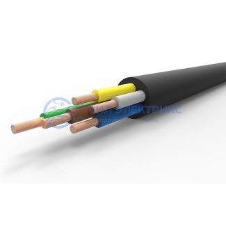 Кабель промышленный гибкий КГтп-ХЛ 5х2,5 мм², длина 5 метров, ГОСТ REXANT фото Кабель промышленный гибкий КГтп-ХЛ 5х2,5 мм², длина 5 метров, ГОСТ REXANT
