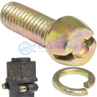 ШР20 винт + гровер M4*12 фото ШР20 винт + гровер M4*12