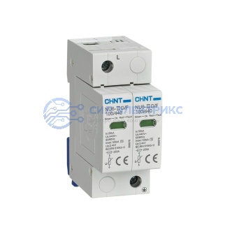 фото УЗИП NU6-IIG 2P In=15кА Im=40кА Uc=440B (класс II)