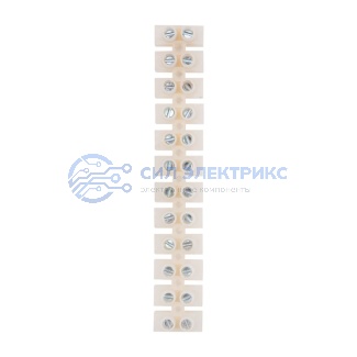 Клеммная колодка винтовая KВ-12 (4-12 мм²), ток 16 A, полиэтилен белый (ЗВИ) REXANT фото Клеммная колодка винтовая KВ-12 (4-12 мм²), ток 16 A, полиэтилен белый (ЗВИ) REXANT