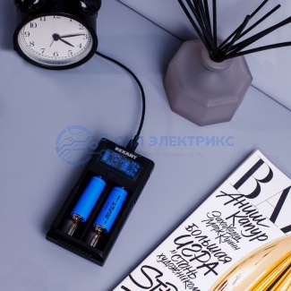 фото Устройство зарядное i2 для 2-х Li-ion 18650 с быстрой зарядкой REXANT