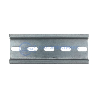 фото DIN-рейка 125см перфорированная оцинкованная Rexant