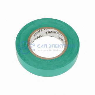 фото Изолента ПВХ 0,13х15 мм, 25 м, зеленая KRANZ