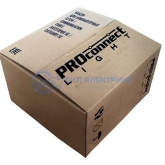 фото Кабель витая пара омедненный U/UTP Light, CAT 5e, PVC, 4PR, 24AWG, INDOOR, SOLID, серый, 305м, PROconnect
