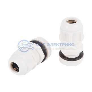 Кабельный ввод MG-20 (14-9 мм) серый фото Кабельный ввод MG-20 (14-9 мм) серый