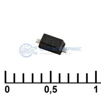 фото Стабилитрон BZT52B7V5S, 7.5 В, ±2%, 0.5 Вт, SMD SOD‑123