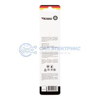 Сверло по дереву 9х125 мм, цилиндрический хвостовик Kranz фото Сверло по дереву 9х125 мм, цилиндрический хвостовик Kranz