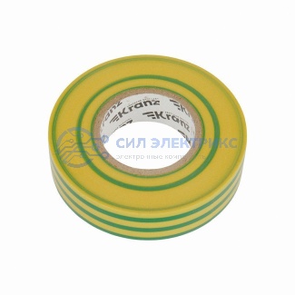 фото Изолента ПВХ профессиональная, 0,18х19 мм, 20 м, желто-зеленая KRANZ