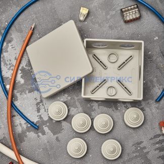 Коробка распаячная ОУ 85х85х40 мм, IP44 REXANT фото Коробка распаячная ОУ 85х85х40 мм, IP44 REXANT