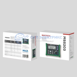 фото Измеритель сопротивления изоляции MS5205 MASTECH