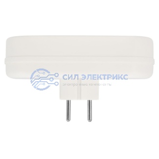 фото Тройник электрический линейный 10А без заземления, белый REXANT