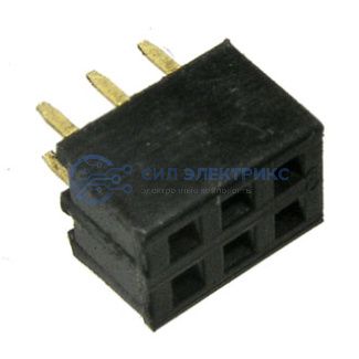 фото Гнездо для плат PBD2-6 (PBD2-2x3) 2.00 mm