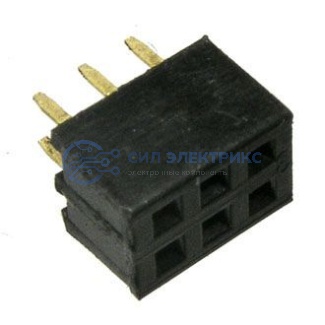 фото Гнездо для плат PBD2-6 (PBD2-2x3) 2.00 mm