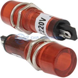 фото Лампочка неоновая в корпусе N-804-R 220V