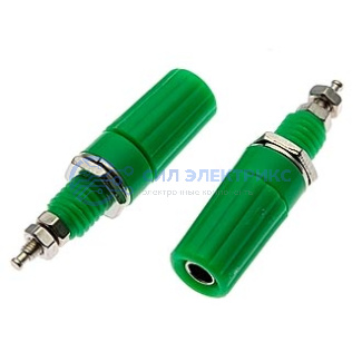 фото Клемма приборная Z019 4mm Binding Post GREEN