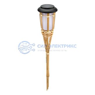фото Светильник светодиодный Бамбук LED Lamper встроенная солнечная панель, аккумулятор, датчик света