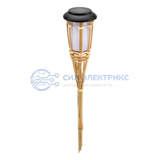 фото Светильник светодиодный Бамбук LED Lamper встроенная солнечная панель, аккумулятор, датчик света