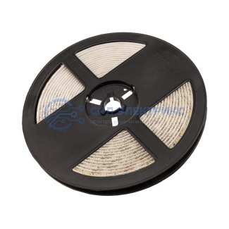 фото LED лента 5м силикон, 8 мм, IP65, SMD 2835, 120 LED/m, 12 V, цвет свечения теплый белый LAMPER