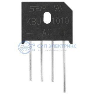 фото Диодный мост KBU410, 4 А, 1000 В, однофазный, корпус KBU