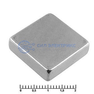 Магнит B 20x20x6 N35 фото Магнит B 20x20x6 N35