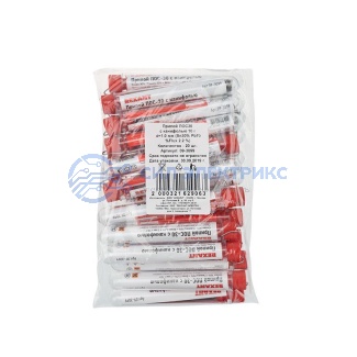 фото Припой с канифолью ПОС-30, 10г, Ø1мм, (олово 30%, свинец 70%), колба REXANT