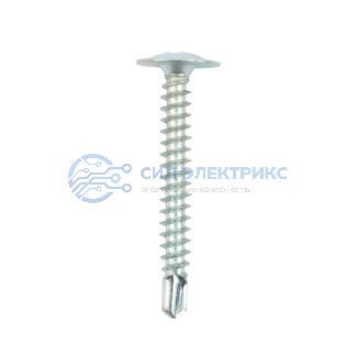 Саморез с прессшайбой ПШС сверло 4,2х32, короб (200 шт/уп) KRANZ фото Саморез с прессшайбой ПШС сверло 4,2х32, короб (200 шт/уп) KRANZ