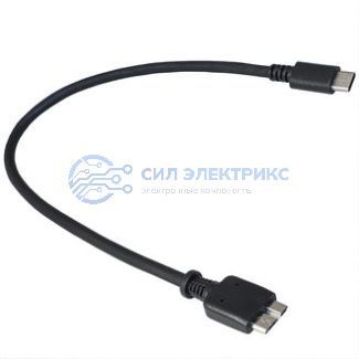 фото Кабель USB3.0 Micro-B - Type-C 0.3m