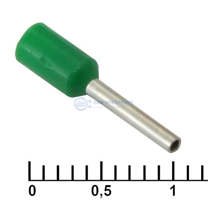 Наконечник на кабель DN00508 green (1x8mm) фото Наконечник на кабель DN00508 green (1x8mm)