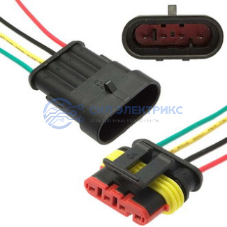 SuperSeal 1.5, 4PIN MF (18AWG 20cm) фото SuperSeal 1.5, 4PIN MF (18AWG 20cm)