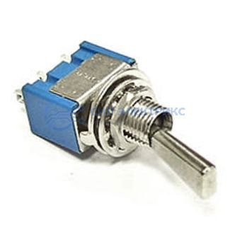 фото Микротумблер MTS-102-F1, ON-ON, DPDT, 3 А, 250 В, 20 мОм
