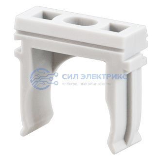 фото Крепеж-клипса для трубы Ø40 мм, серая REXANT