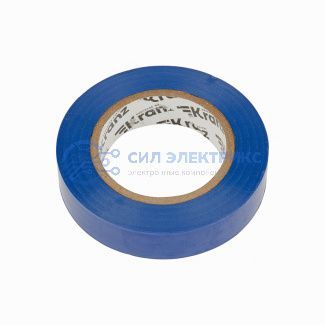 фото Изолента ПВХ 0,13х15 мм, 20 м, синяя KRANZ