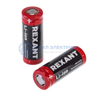 Аккумулятор Li-ion 18500 3.7V 1400 mAH 10 шт. REXANT фото Аккумулятор Li-ion 18500 3.7V 1400 mAH 10 шт. REXANT