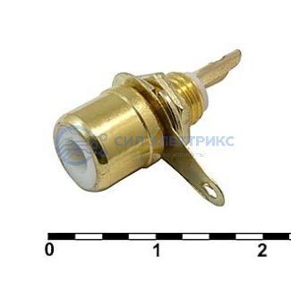 фото Разъем (панель) 7-0234W GOLD / RS-115G