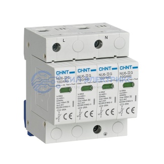 фото УЗИП NU6-IIG 4P In=25кА Im=65кА Uc=440B (класс II)
