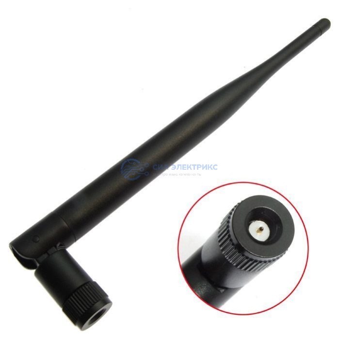 Антенна WiFi Antenna WiFi 5db SMA P фото Антенна WiFi Antenna WiFi 5db SMA P
