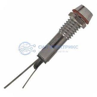 фото Светодиодный индикатор (лампа) L-614-R 12v (6mm)