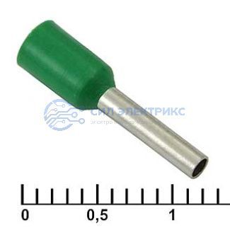 фото Наконечник на кабель DN01008 green (1.4x8mm)