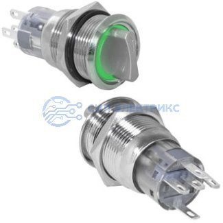 фото Кнопка антивандальная LAS2-AGQ-11X/21/G/N on-on