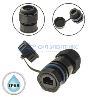 Герметичный разъем RJ45M20Z1-6AG фото Герметичный разъем RJ45M20Z1-6AG