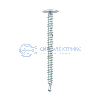 фото Саморез с прессшайбой ПШС сверло 4,2х50, короб (200 шт/уп) KRANZ