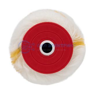 Ролик (сменный) полиамид белый с желтой полосой, ворс 11 мм, ширина ролика 180 мм, Ø 42 мм, бюгель 6 мм REXANT фото Ролик (сменный) полиамид белый с желтой полосой, ворс 11 мм, ширина ролика 180 мм, Ø 42 мм, бюгель 6 мм REXANT