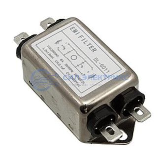 фото Трехфазный сетевой фильтр DL-6D11, 5А, 250В