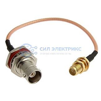фото Высокочастотный разъем BNC-JKY/SMA-PKY RG316 15cm