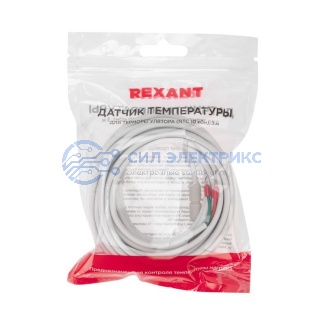 фото Датчик температуры для терморегулятора NTC 10 кОм, 3 м REXANT
