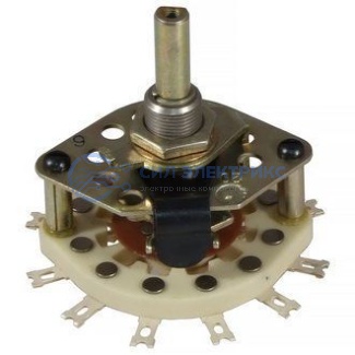 фото Переключатель ПГК‑3П3Н, 3 позиции, номинальное напряжение 250 В, ток 5 А