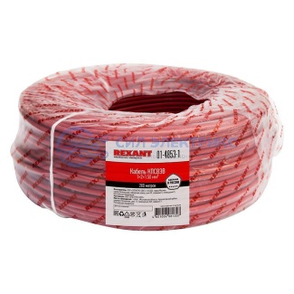 фото Кабель для пожарной сигнализации КПСВЭВ 1x2x1,50мм², бухта 200м REXANT