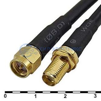 фото Высокочастотный разъем SMA-P/SMA-JKY RG58 30cm